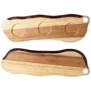 Блюдо деревянное 45,5Х14,5СМ, двухстороннее, Buffet Wood Zcawob11 – купить по цене завода
