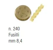 Пресс-форма Sirman Fusilli 8.4 Mm для аппарата Sirman Sinfonia 28184240 – купить в Челябинске с доставкой Пресс-форма Sirman Fusilli 8.4 Mm для аппарата Sirman Sinfonia 28184240
