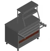 Купить прилавок abat пгн-70км арт.21000802788 кашир. для горячих напитков (две полки, 1120 мм) в Челябинске – цена завода, доставка до двери | RuOborudovanie.ru