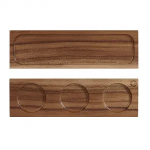 Блюдо деревянное 30Х9СМ, двухстороннее, Buffet Wood Zcawswsb1 – купить по цене завода