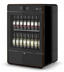 Купить шкаф винный enofrigo i.am h1200 вент., черный, рамка темн.дерево, 2 полки s1v1ns+1/ga89430001 – цена от завода, доставка до двери | RuOborudovanie.ru