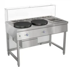 Купить блинная станция атеси лакомка бс-2.400-1350.750-02 жар.поверхн 400мм в Челябинске – цена завода, доставка до двери | RuOborudovanie.ru
