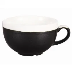 Купить чашка cappuccino 340мл monochrome, цвет onyx black mobkcb281 – цена от завода, доставка до двери | RuOborudovanie.ru