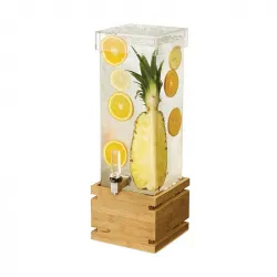 Купить диспенсер для сока rosseto beverage ld179, 7,6л 18,4х18,4см h59,7см, бамбук/акрил в Челябинске – цена завода, доставка до двери | RuOborudovanie.ru