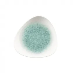 Купить тарелка мелкая треугольная 19,2см, без борта, цвет raku jade green, studio prints rkjgtr71 – цена от завода, доставка до двери | RuOborudovanie.ru