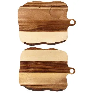 Блюдо деревянное 35Х27СМ, двухстороннее, Buffet Wood Zcawsqwb1 – купить по цене завода