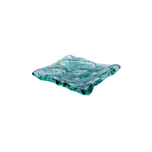 Блюдо презентационное стеклянное МОРЕ зеленое 15Х14СМ, Mar-Green Xglas-1512V – купить по цене завода