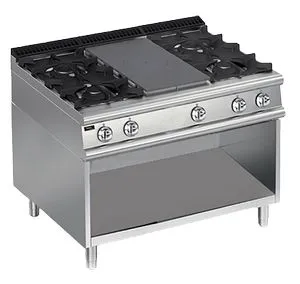 Плита газовая Apach Chef Line Lrstg129R4Os со сплошной поверхностью 900 серии – купить в Челябинске по цене завода