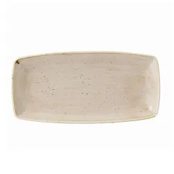 Купить блюдо сервировочное 29,5х15см, без борта, stonecast, цвет nutmeg cream snmsop111 – цена от завода, доставка до двери | RuOborudovanie.ru