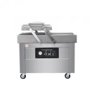 Вакуум-упаковочная машина Hualian DZ-400/2SB SS (нерж.) напольная двухкамерная – купить в Челябинске по цене завода