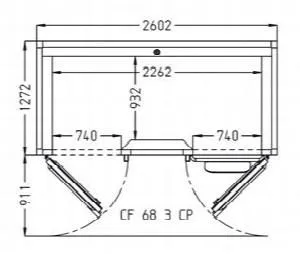 Камера расстоечная Pavailler Ev 68 3 Cp 60X80 2двери/3 тележки – купить в Челябинске по цене завода