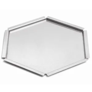 Поднос сервировочный Honeycomb Medium D40,6См H5,1См, шестиугольный, нерж.сталь Sm120 – купить в Челябинске по цене завода