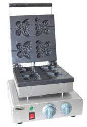 Купить вафельница airhot wbbf-4 butterfly бабочка 253х253мм, чугун, электр.настольн. в Челябинске – цена завода, доставка до двери | RuOborudovanie.ru