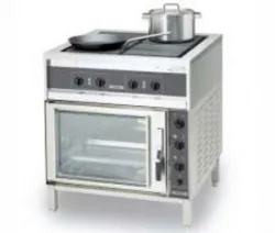 Купить плита электрическая c 4 конфорками metos futurarp4/220 (3751993) с духовым шкафом, напольная – цена от завода, доставка до двери | RuOborudovanie.ru