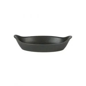 Форма для запекания овальная 25СМ, с ручками, керамика, Rustico Carbon C31202 – купить в Челябинске по цене завода