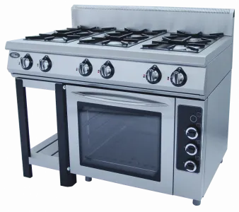 Плита газовая 6-ти горелочная Grill Master Ф6ПДГ/800(г) с духовкой - полностью газовая духовка, – купить в Челябинске по цене завода