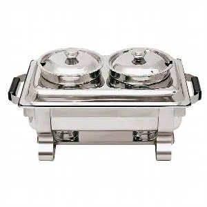 Чафинг-диш Paderno 41694A02 для супа с двумя емкостями – купить в Челябинске по цене завода