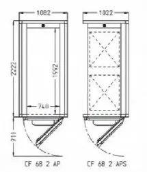 Купить камера расстоечная pavailler cf 68 2 aps 60x80 1дверь/2тележки в Челябинске – цена завода, доставка до двери | RuOborudovanie.ru