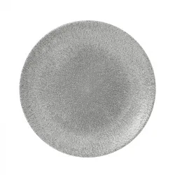 Купить тарелка мелкая 26см, без борта, цвет raku jasper grey, studio prints rkgjev101 – цена от завода, доставка до двери | RuOborudovanie.ru
