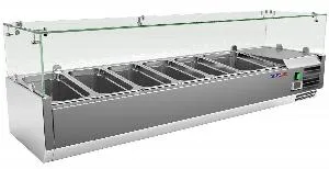 Витрина холодильная настольная Cooleq Vrx 2000/380 – купить в Челябинске по цене завода