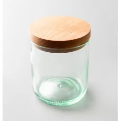 Банка Re-Sb-07 серия Re (Recycle) 250мл D8см H9,5см, с крышкой, стекло/ясень, цвет бесцветный – купить в RuOborudovanie.ru с доставкой до двери Купить банка re-sb-07 серия re (recycle) 250мл d8см h9,5см, с крышкой, стекло/ясень, цвет бесцветный – цена от завода, доставка до двери | RuOborudovanie.ru