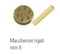 Пресс-форма Sirman Maccheroni Rigati 8 ММ для аппарата Sirman Sinfonia 28184077 – купить в Челябинске с доставкой Пресс-форма Sirman Maccheroni Rigati 8 ММ для аппарата Sirman Sinfonia 28184077