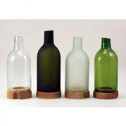 Купить подсвечник d8см h18,5см, плафон матовый, стекло/ясень, серия re (recycle), цвет бесцветный re-ch-13 в Челябинске – цена завода, доставка до двери | RuOborudovanie.ru