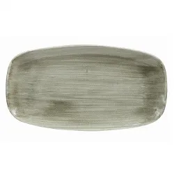 Купить блюдо прямоугольное chefs 29,8х15,3см, без борта, stonecast patina, цвет burnished green pabgxo111 – цена от завода, доставка до двери | RuOborudovanie.ru