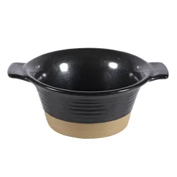 Купить блюдо глубокое d14см 0,40л, с ручками, керамика, igneous black zcbkigsp1 – цена от завода, доставка до двери | RuOborudovanie.ru