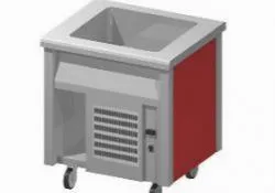 Купить прилавок для холодных блюд emainox egvr8 8035097 с охлаждаемой ванной на открытом шкафу в Челябинске – цена завода, доставка до двери | RuOborudovanie.ru