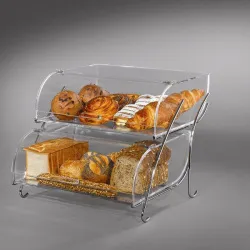 Купить этажерка bakery 2-х ярусная для выпечки, 40,6х45,7см h35,6см, акрил/сталь bak2937 в Челябинске – цена завода, доставка до двери | RuOborudovanie.ru