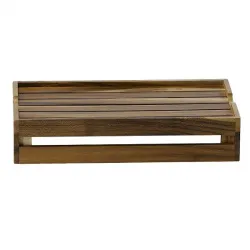 Купить подиум деревянный "ящик" 25,8х44,5см h9,4см buffetscape wood zcawlrcr1 – цена от завода, доставка до двери | RuOborudovanie.ru