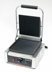 Купить гриль пресс kocateq gh811anw односекционный с верхней и нижней ребристой пластиной в Челябинске – цена завода, доставка до двери | RuOborudovanie.ru