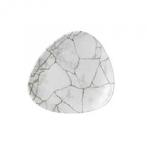 Тарелка мелкая треугольная 19,2СМ, без борта, цвет Kintsugi Agate Grey, Studio Prints Ktagtr71 – купить по цене завода