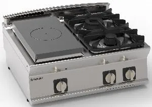 Плита комбинированная 740 серии Tecnoinox Pcpg8G7 713006 газ – купить в Челябинске по цене завода