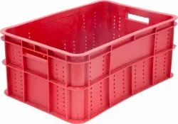 Купить ящик 600х400х250(260) мм перфорированные бока сплошное дно, колбасный, пэнд [як-253] в Челябинске – цена завода, доставка до двери | RuOborudovanie.ru