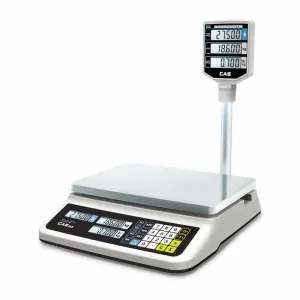 Весы торговые Cas PR-15P (LCD, II) (15кг, 2/5г) электронные – купить в Челябинске по цене завода