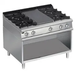 Купить плита газовая apach chef line lrstg129r4os со сплошной поверхностью 900 серии в Челябинске – цена завода, доставка до двери | RuOborudovanie.ru