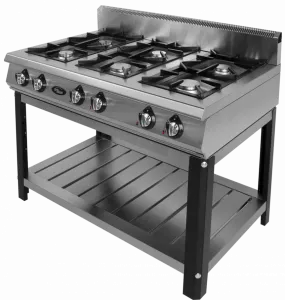 Плита газовая Grill Master Ф6ПГ/800 ГАЗ (50005) на подставке 6конф. 44кВт, 1180х800х900мм – купить в Челябинске по цене завода