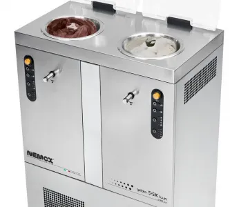 Фризер Nemox Gelato 5+5K TWIN i-Green (003B130250) для твердого мороженого 2 чаши по 3,2л – купить в Челябинске по цене завода