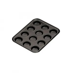 Противень Paderno 47748-35 "ТАРТАЛЕТКА" 35,5х27см H2,5см, 12 ячеек, алюминий с антиприг.покрыт. – купить в Челябинске по цене завода
