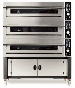 Печь для пиццы Oem-ali 935/3 электрическая серии SuperTop 3-камерная с подом 108х113 см – купить по цене завода