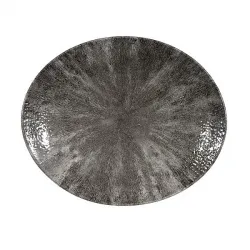 Купить блюдо овальное 27х22,9см, без борта, цвет stone quartz black, studio prints stqbop581 – цена от завода, доставка до двери | RuOborudovanie.ru