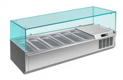 Купить витрина для ингредиентов viatto vrx 1500/380 в Челябинске – цена завода, доставка до двери | RuOborudovanie.ru