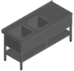 Купить стол для мойки овощей смо-7-7 рн 21000802572 в Челябинске – цена завода, доставка до двери | RuOborudovanie.ru