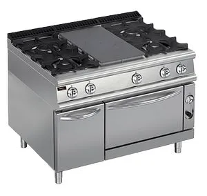 Плита газовая Apach Chef Line Lrstg129R4Fg со сплошной поверхностью 900 серии – купить в Челябинске по цене завода
