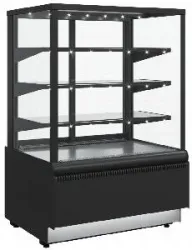 Купить витрина кондитерская полюс kc70 vv 0,9-1 standard ral9005 (вхсв-0,9д carboma cube люкс) черная – цена от завода, доставка до двери | RuOborudovanie.ru