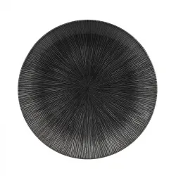 Купить тарелка мелкая 26см, без борта, цвет agano black, studio prints agblev101 – цена от завода, доставка до двери | RuOborudovanie.ru