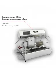 Купить санпропускник feleti sd-2a (станция гигиены рук и обуви) в Челябинске – цена завода, доставка до двери | RuOborudovanie.ru