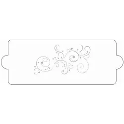Купить трафарет для декорирования 34,7х12,7см, пластик 40-w098 – цена от завода, доставка до двери | RuOborudovanie.ru
